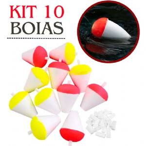 Boia Comum De Isopor Cabeça Laranja C/ 10un. Nº3